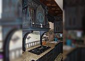 Кухонный гарнитур В готическом стиле