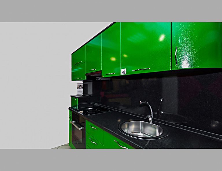 Кухонный гарнитур «Виктория зелёная»